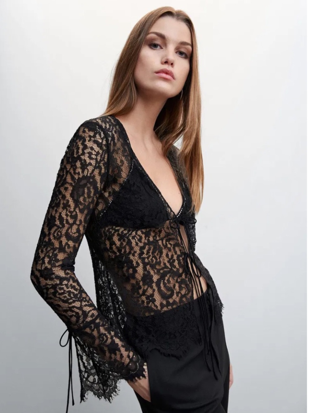 Camille x Mango - Lace Top